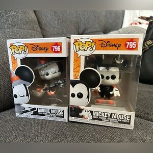 Disney Funko Pop! Vintage Halloween Minnie and Mickey